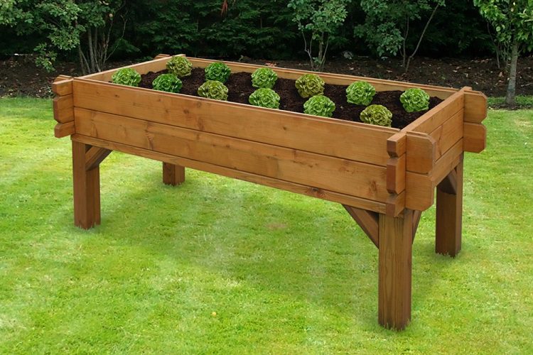 Why have a raised garden bed with legs?